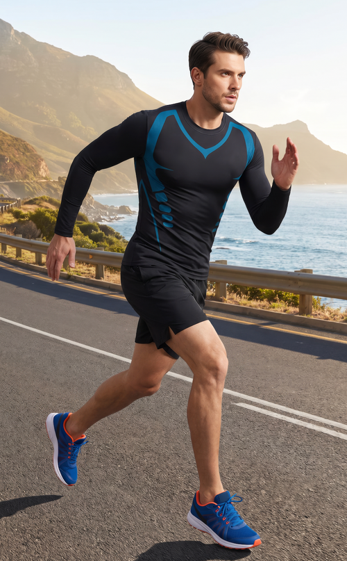 t-shirt a manche longue de sport