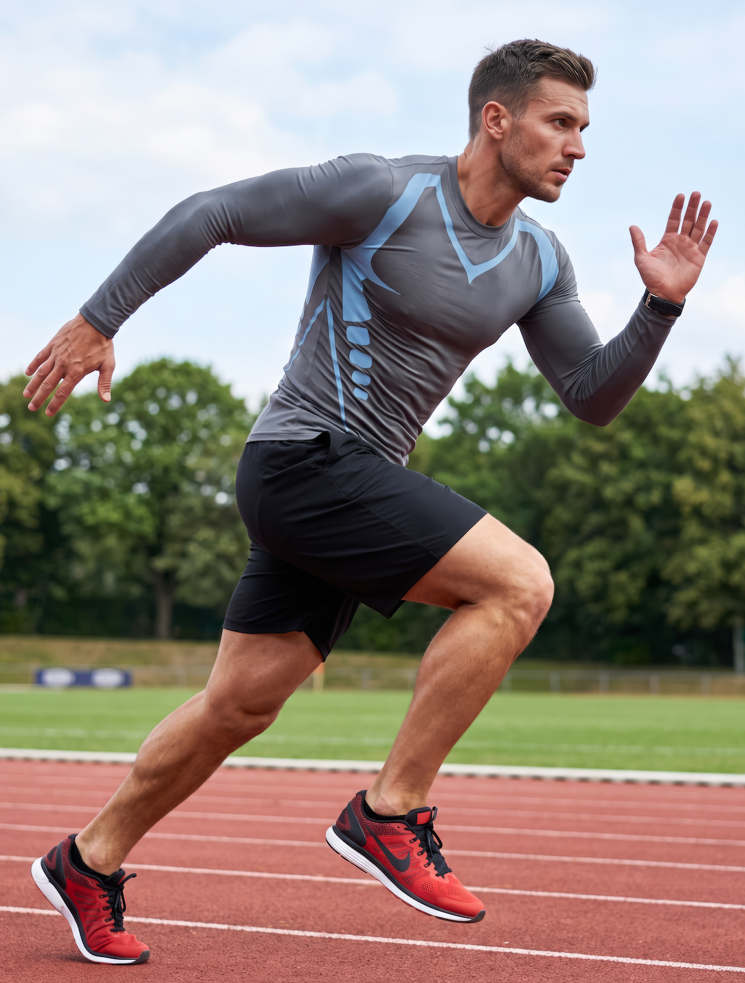 t-shirt a manche longue de sport